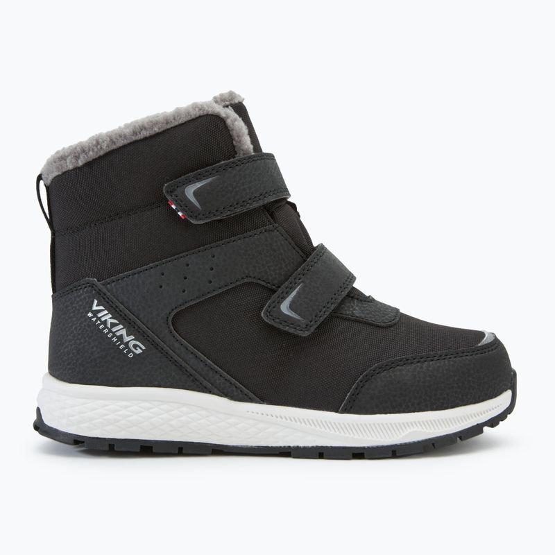 Dětské sněhule Viking Footwear Equip Warm Waterproof 2V black/grey 2