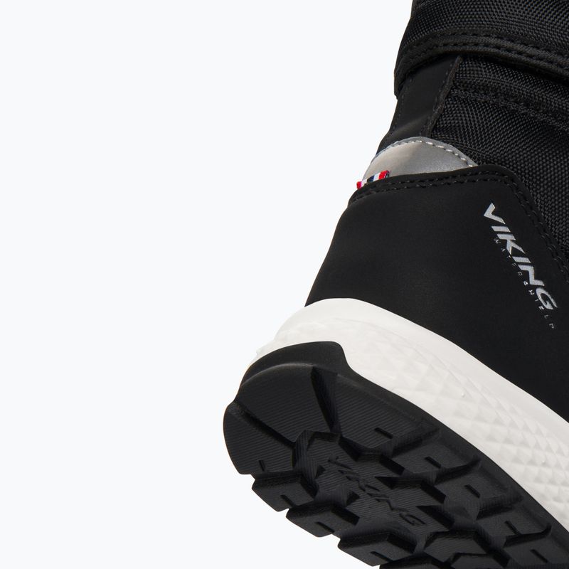Dětské sněhule Viking Footwear Equip Warm Waterproof 1V Pull On black 8