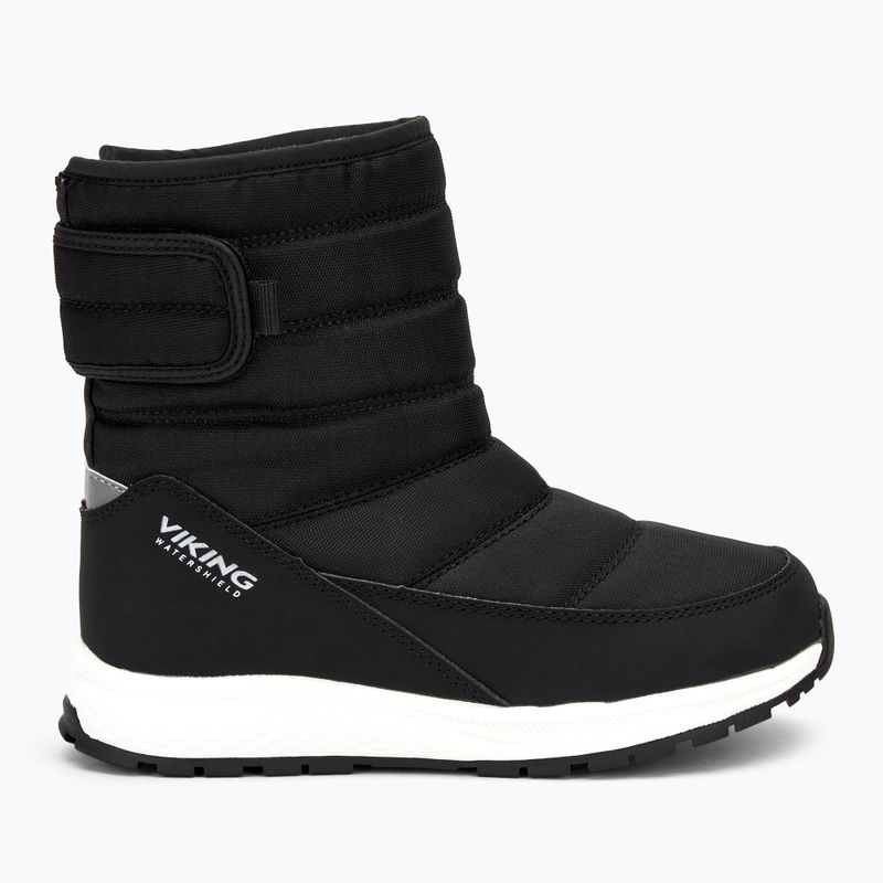 Dětské sněhule Viking Footwear Equip Warm Waterproof 1V Pull On black 2