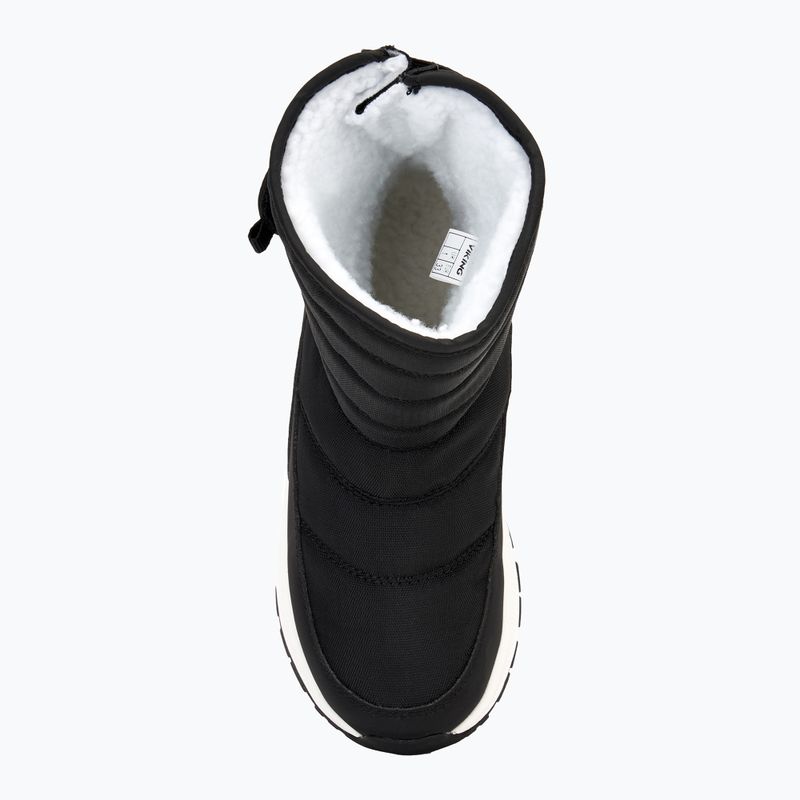 Dětské sněhule Viking Footwear Equip Warm Waterproof 1V Pull On black 5