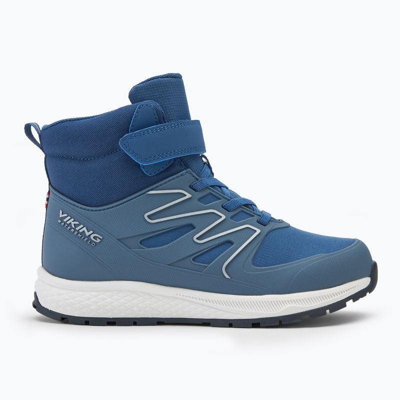 Dětské sněhule Viking Footwear Equip Defence Warm WP 1V blue/navy blue 2
