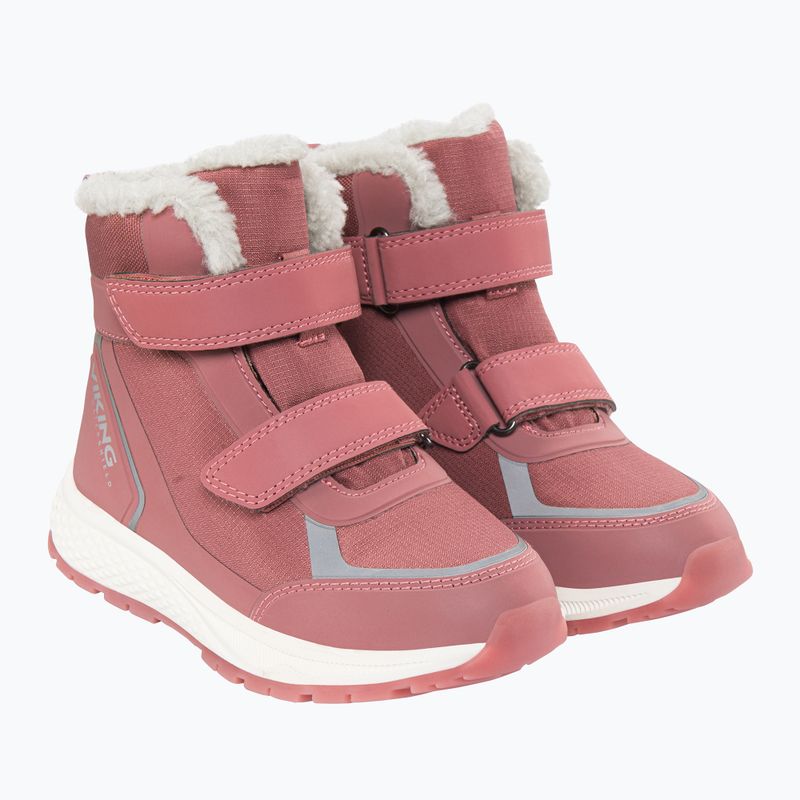 Dětské sněhule Viking Footwear Equip Glow Warm WP 2V pink 8