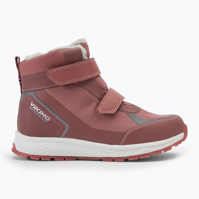 Dětské sněhule Viking Footwear Equip Glow Warm WP 2V pink 2