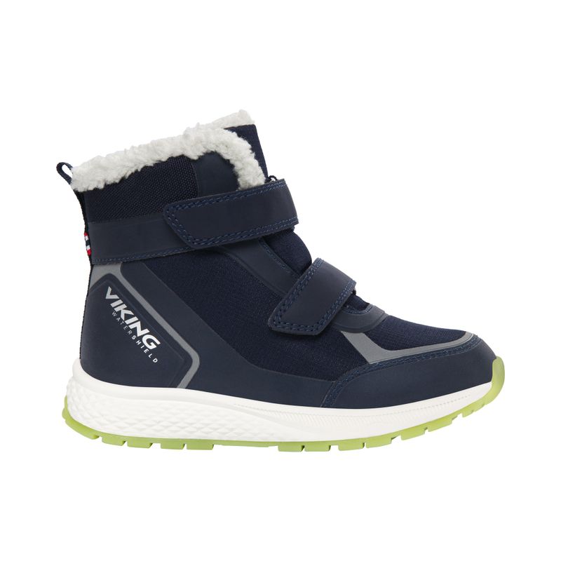 Dětské sněhule Viking Footwear Equip Glow Warm WP 2V navy 9