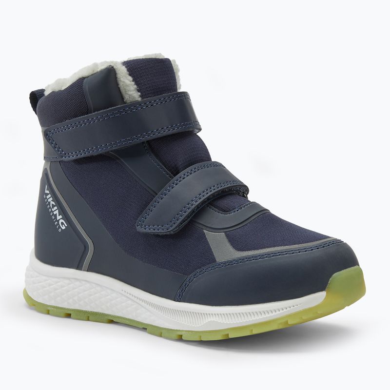 Dětské sněhule Viking Footwear Equip Glow Warm WP 2V navy