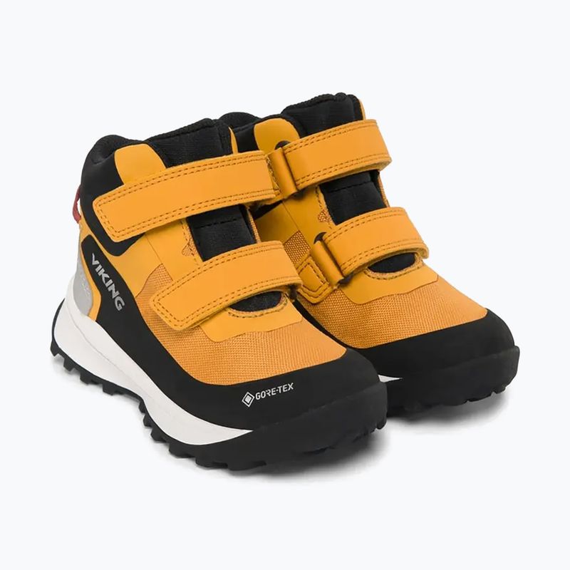 Dětská obuv Viking Footwear Expower Mid 2V Gore-Tex hořčicová 3