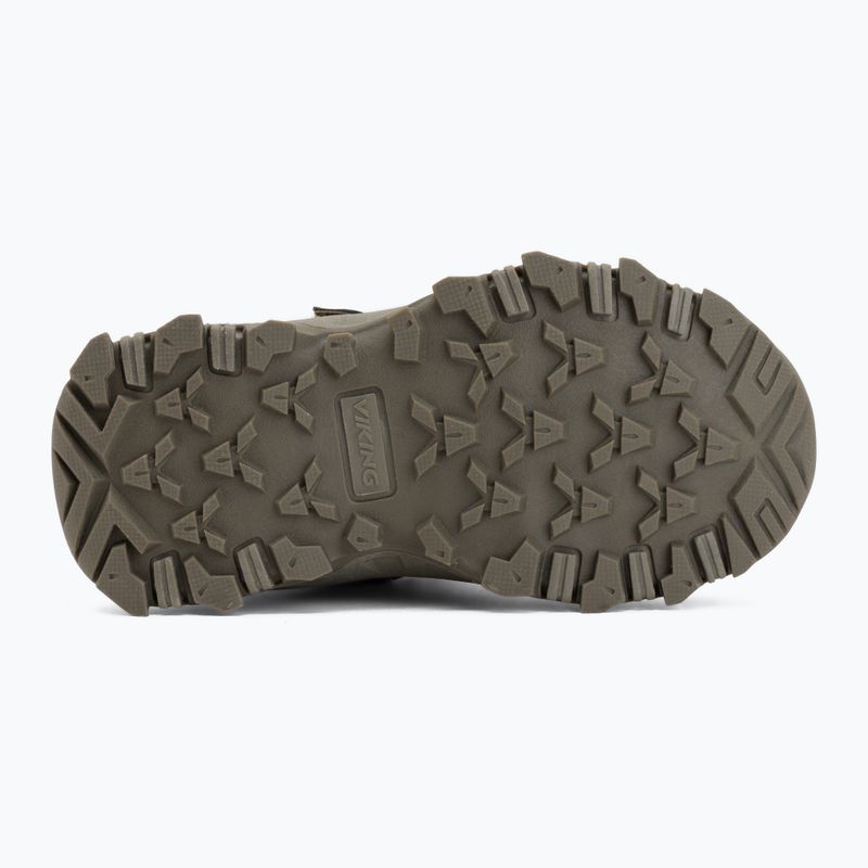 Dětské boty do vody Viking Track Mid 2V Waterproot olive 4