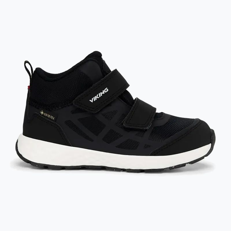 Dětská obuv Viking Footwear Veme Reflex Mid 2V Gore-Tex černá/bílá 8
