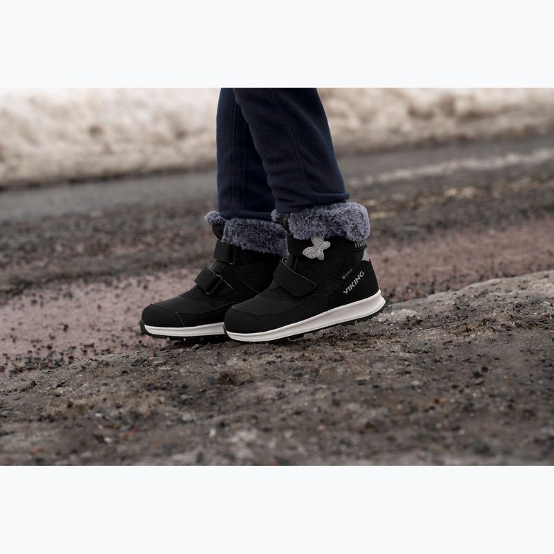 Dětské sněhule Viking Footwear Belle Butterfly Warm GTX 2V black 8