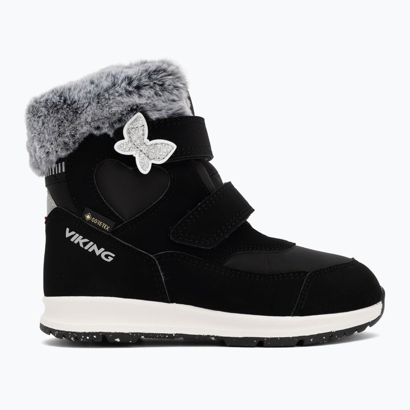 Dětské sněhule Viking Footwear Belle Butterfly Warm GTX 2V black 2