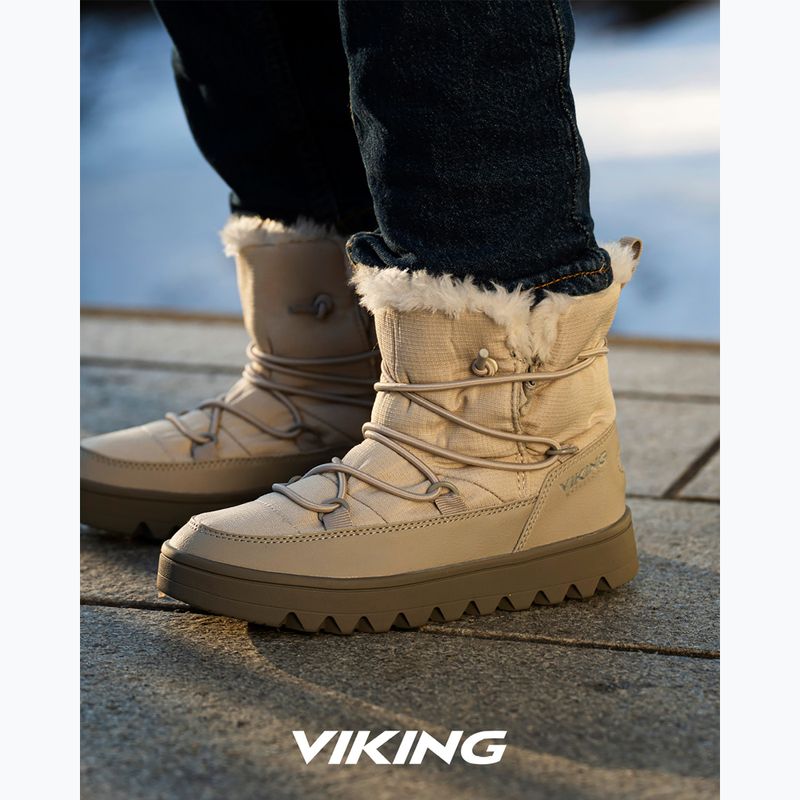 Sněhule Viking Footwear Snowflake Warm Waterproof SL cream 9