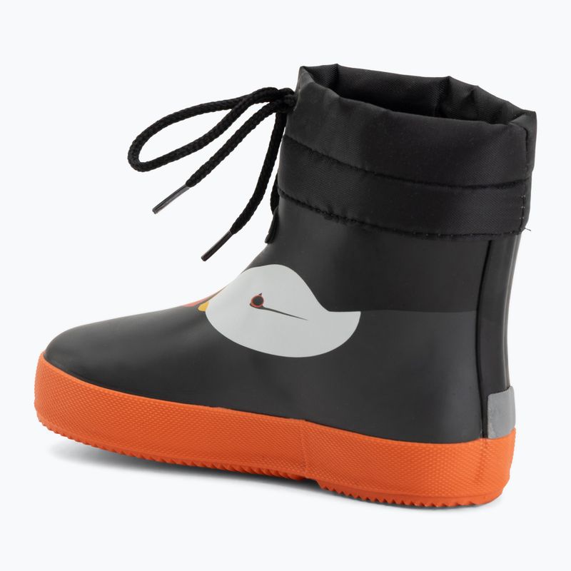 Dětské holínky Viking Alv Barefoot Paw Print black 3
