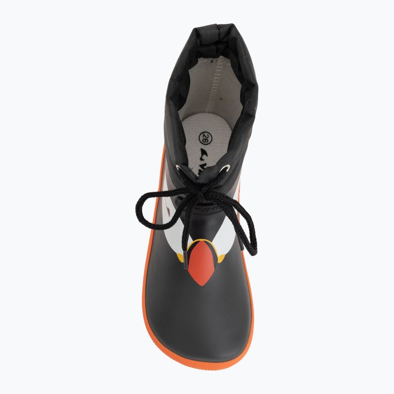 Dětské holínky Viking Alv Barefoot Paw Print black 5