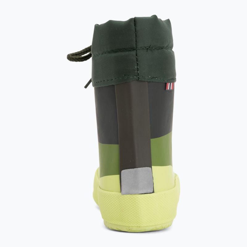 Dětské gumové boty Viking Footwear Alv Barefoot Paw Print světle zelená/zelená 6