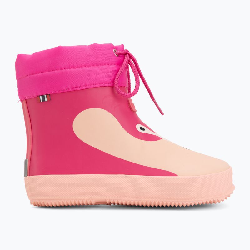 Dětské gumové boty Viking Footwear Alv Barefoot Paw Print světle růžová/magenta 2
