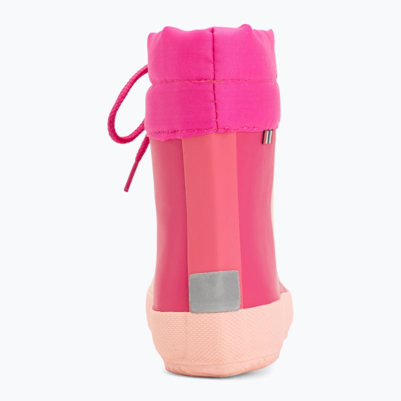 Dětské gumové boty Viking Footwear Alv Barefoot Paw Print světle růžová/magenta 6
