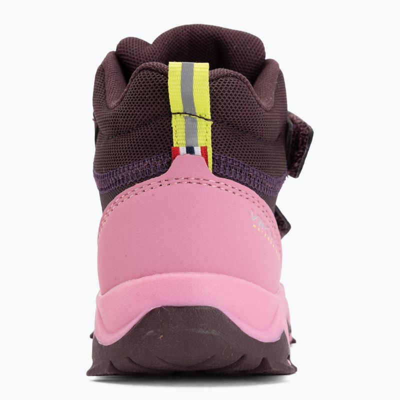 Dětské boty do vody Viking Track Mid 2V Waterproof plum/multi 6