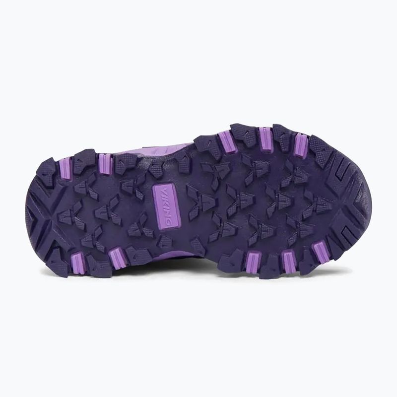 Dětské boty do vody Viking Track Mid 2V Waterproof plum/multi 4
