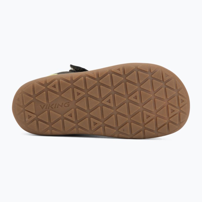 Dětské barefoot boty Viking Alv Barefoot Mid 2V Waterproof pine 4