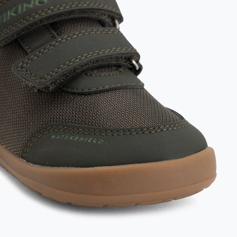 Dětské barefoot boty Viking Alv Barefoot Mid 2V Waterproof pine 7