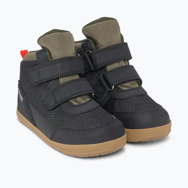 Dětské barefoot boty Viking Footwear Aspen Barefoot Mid 2V Waterproof černé 10
