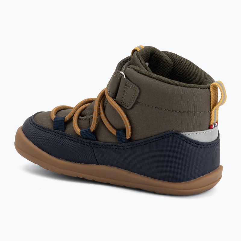 Dětské barefoot boty Viking Footwear Birch Barefoot Mid 1V Waterproof navy/olivová 3