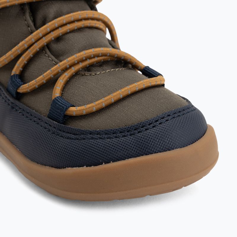 Dětské barefoot boty Viking Footwear Birch Barefoot Mid 1V Waterproof navy/olivová 7