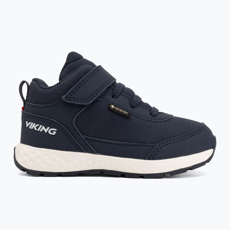 Dětská obuv Viking Footwear Fun Mid 1V Gore-Tex námořnická modrá 2