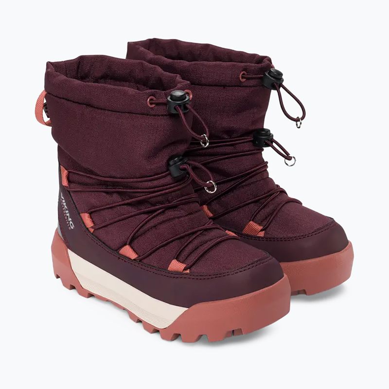 Dětské sněhule Viking Footwear Spaceship Warm SC Waterproof plum/pink 3