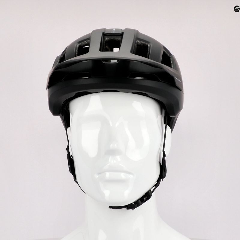 Cyklistická přilba POC Axion Race MIPS uranium black matt/hydrogen white 11