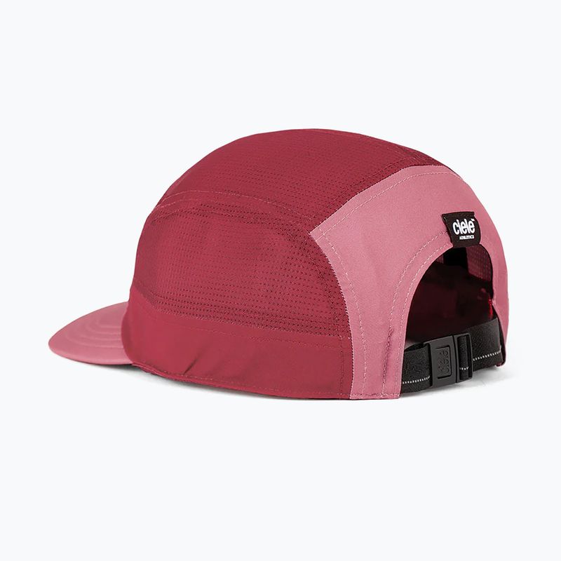 Kšiltovka Ciele Athletics GOCap Comp Century deco rose/merlot  2