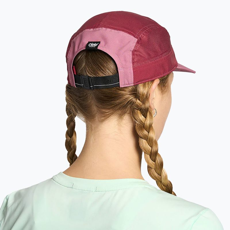 Kšiltovka Ciele Athletics GOCap Comp Century deco rose/merlot  6