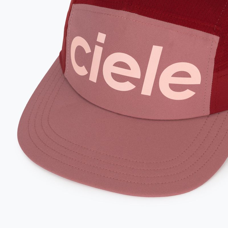 Kšiltovka Ciele Athletics GOCap Comp Century deco rose/merlot  3