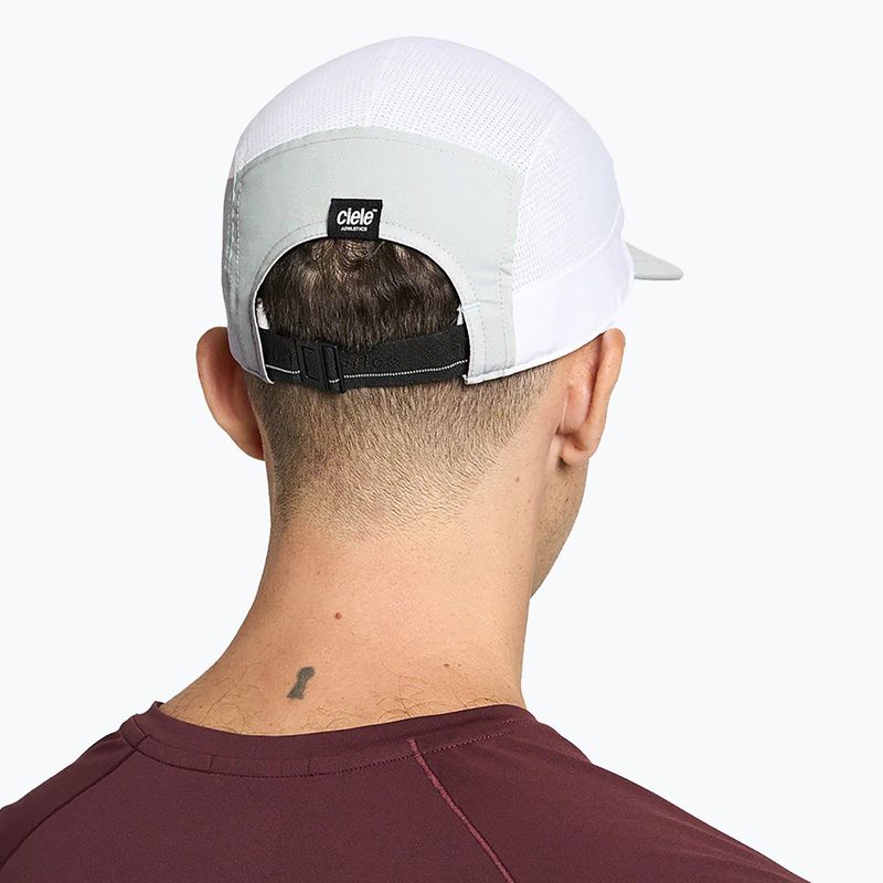 Kšiltovka Ciele Athletics GOCap Comp Century light grey/white 5