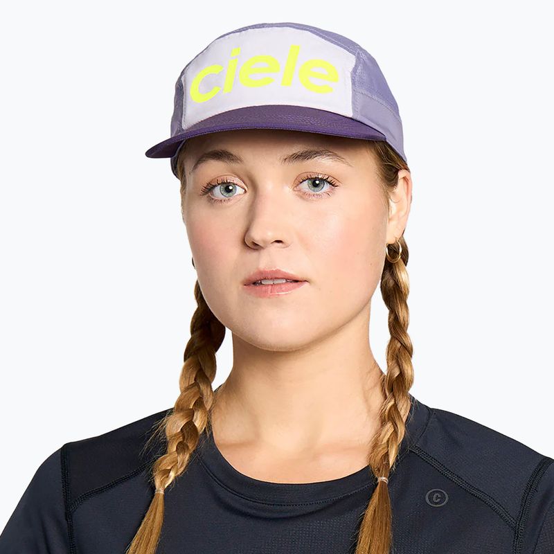 Kšiltovka Ciele Athletics GOCap Comp Century misty life/light grape  4