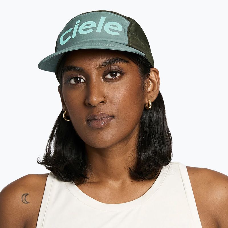 Kšiltovka Ciele Athletics GOCap Comp Century silver pine/seaweed baseball cap 4