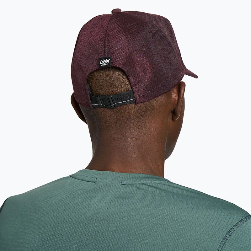 Kšiltovka Ciele Athletics TRLCap SC Comp Onehundred dark wine red 5