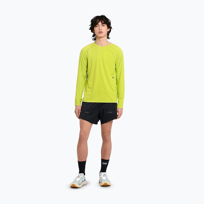 Pánské běžecké tričko Longsleeve Ciele Athletics DLY lime green 2