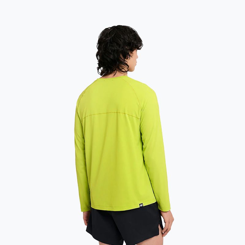 Pánské běžecké tričko Longsleeve Ciele Athletics DLY lime green 3