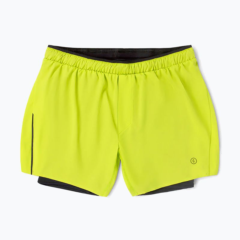 Pánské běžecké šortky Ciele Athletics DLY 5" Long Brief lime green 5