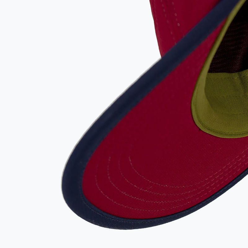 Kšiltovka Ciele Athletics GOCap Field IconicBar crimson red/terrain 3