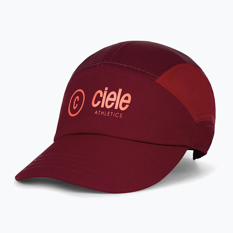 Kšiltovka Ciele Athletics FSTCap SC Classic Cside crimson red/merlot
