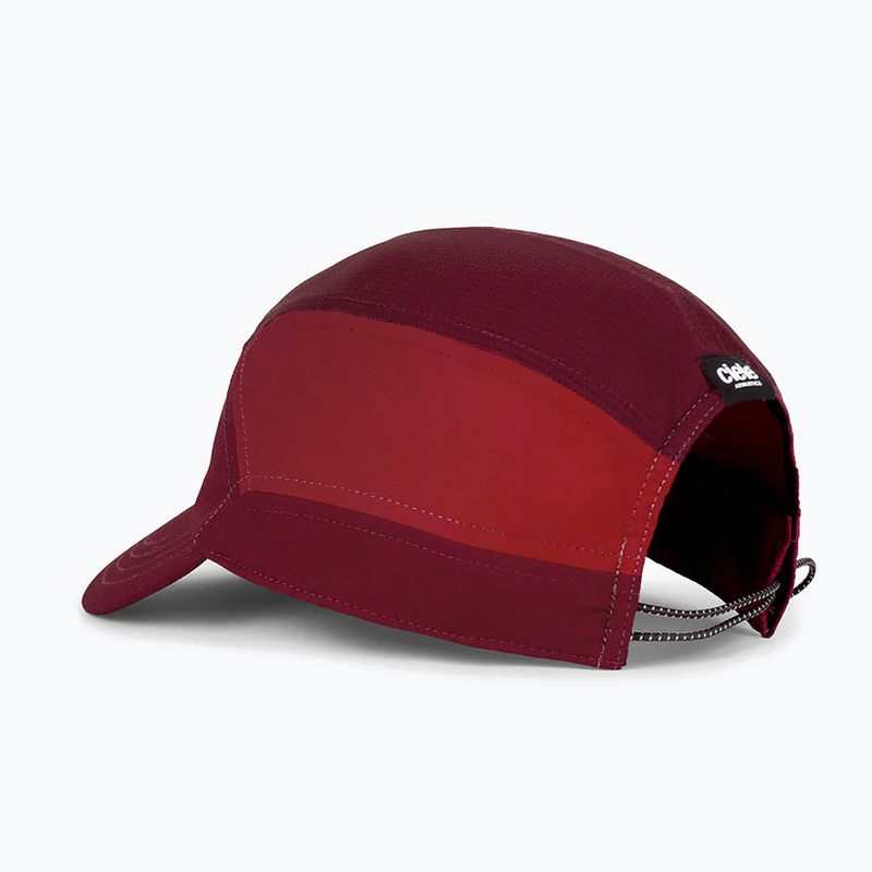 Kšiltovka Ciele Athletics FSTCap SC Classic Cside crimson red/merlot 2