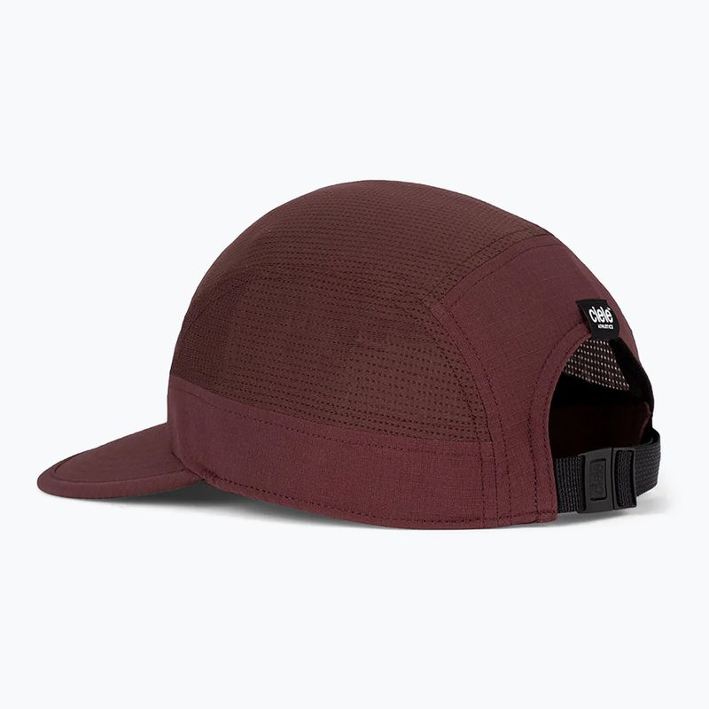 Kšiltovka Ciele Athletics GOCap SC Field Clow dark wine red 2