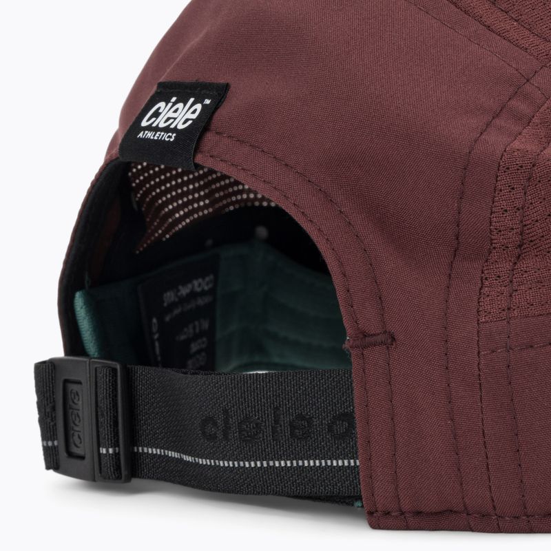 Kšiltovka Ciele Athletics GOCap Comp Bars dark wine red 5