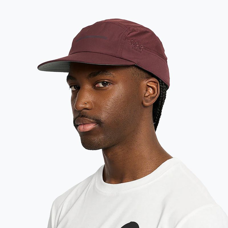 Kšiltovka Ciele Athletics GOCap Comp Bars dark wine red 5