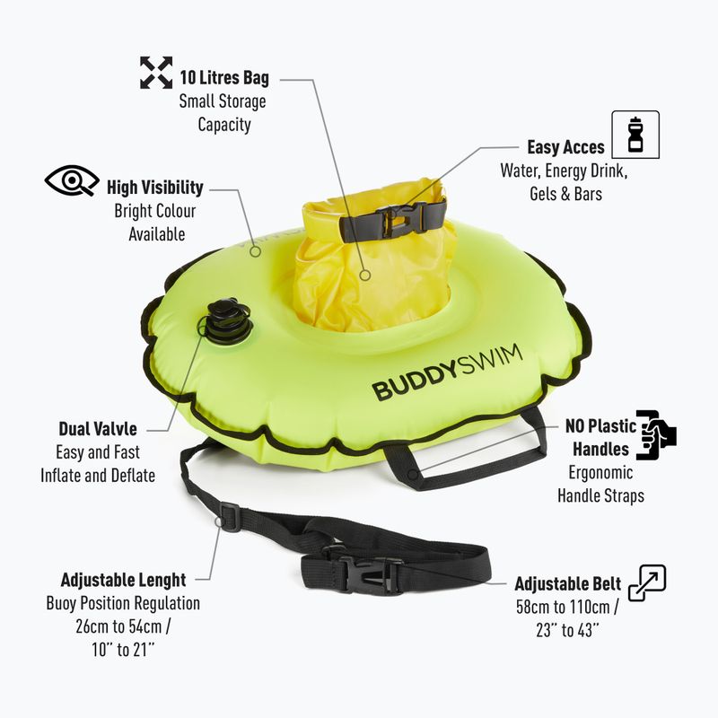 Záchranná bójka BuddySwim Hydrastation 10 l yellow 3