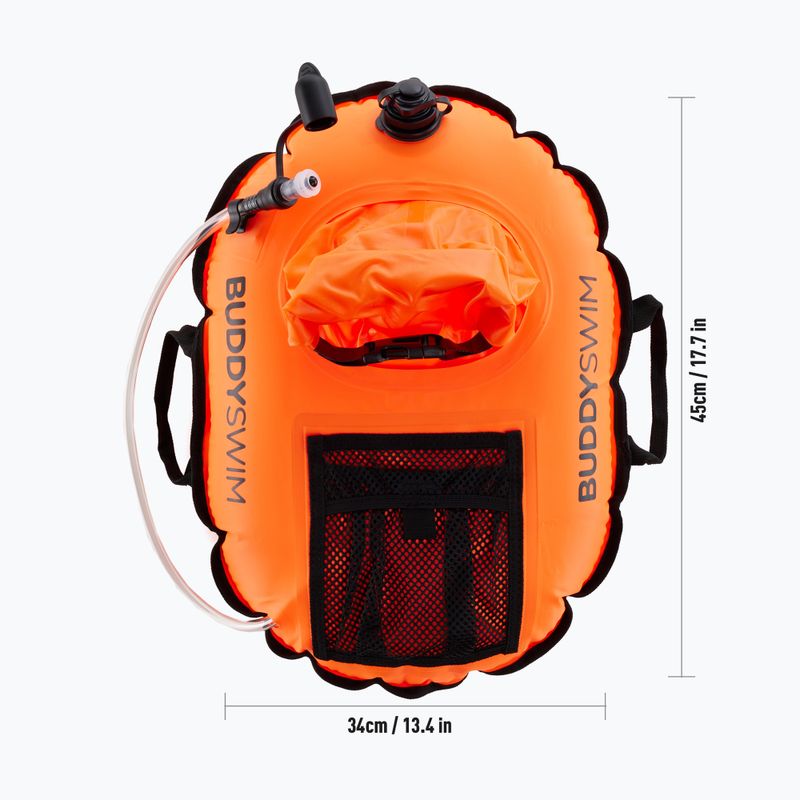 Záchranná bójka Buddyswim Hydrastation Pro 10 l orange 3