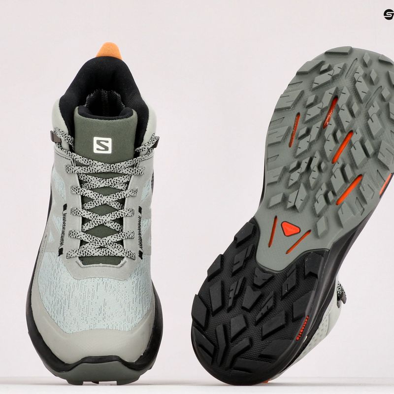 Pánské turistické boty Salomon Outpulse Mid Gore-Tex zeleno-černé L41588900 13