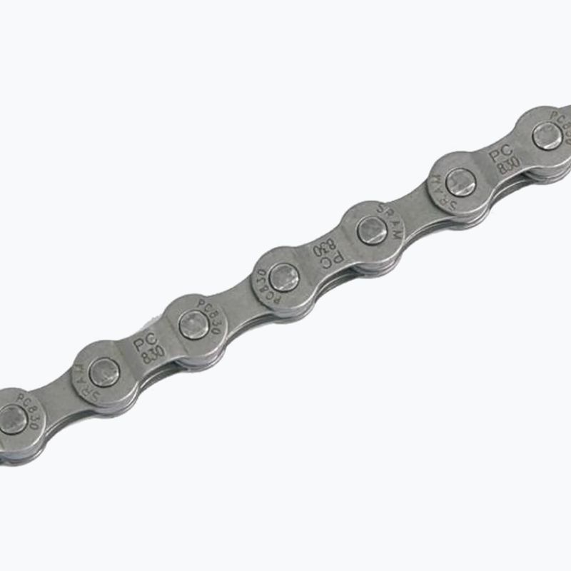 Řetěz na kolo SRAM 10 CN PC830 114LI W/ PWR.LNK 8SPD 25 šedá 46.2758.114.016